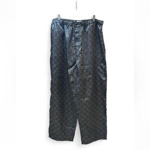 Playboy Vintage 90s Satin Lounge Pajama Pants Bunny Print size XL